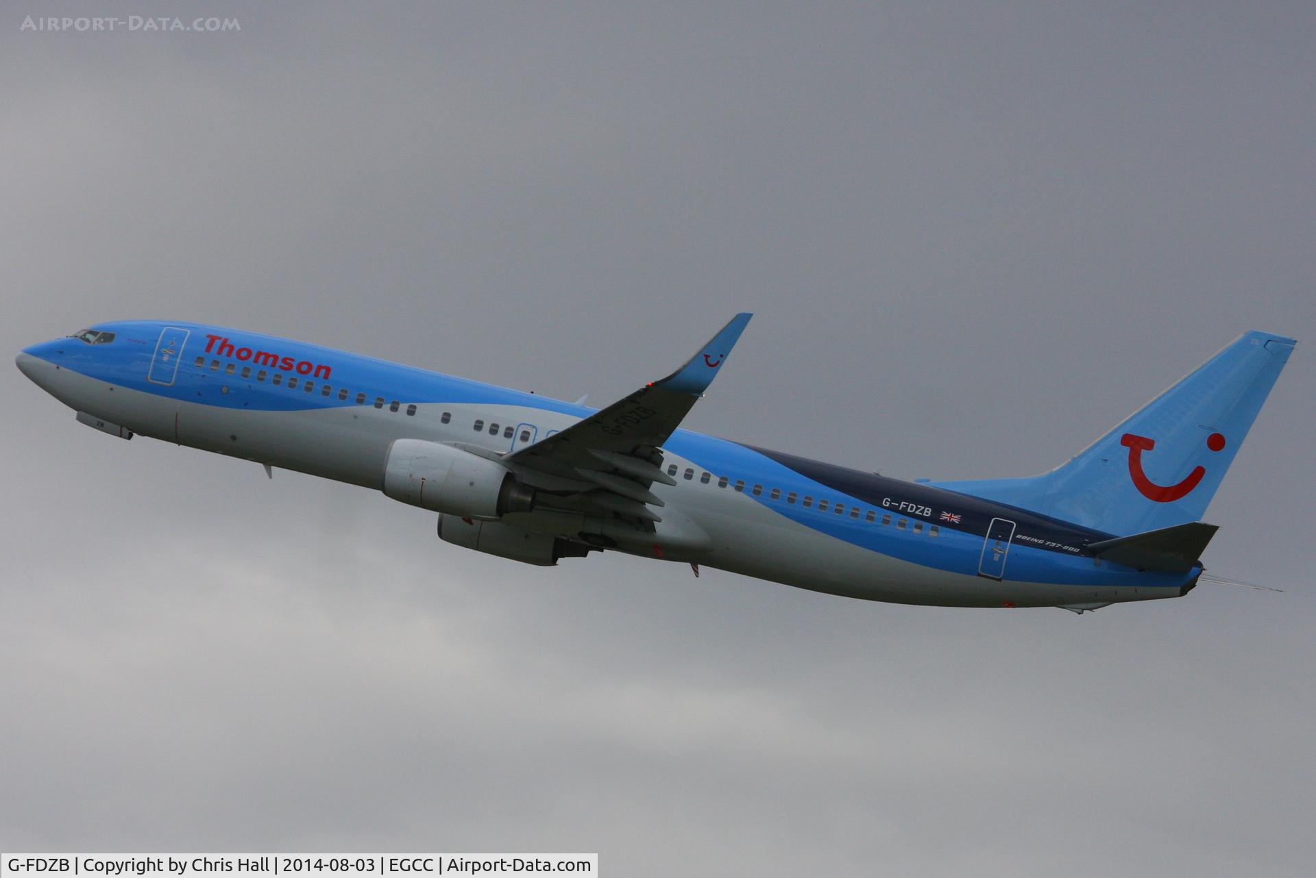 G-FDZB, 2007 Boeing 737-8K5 C/N 35131, Thomson