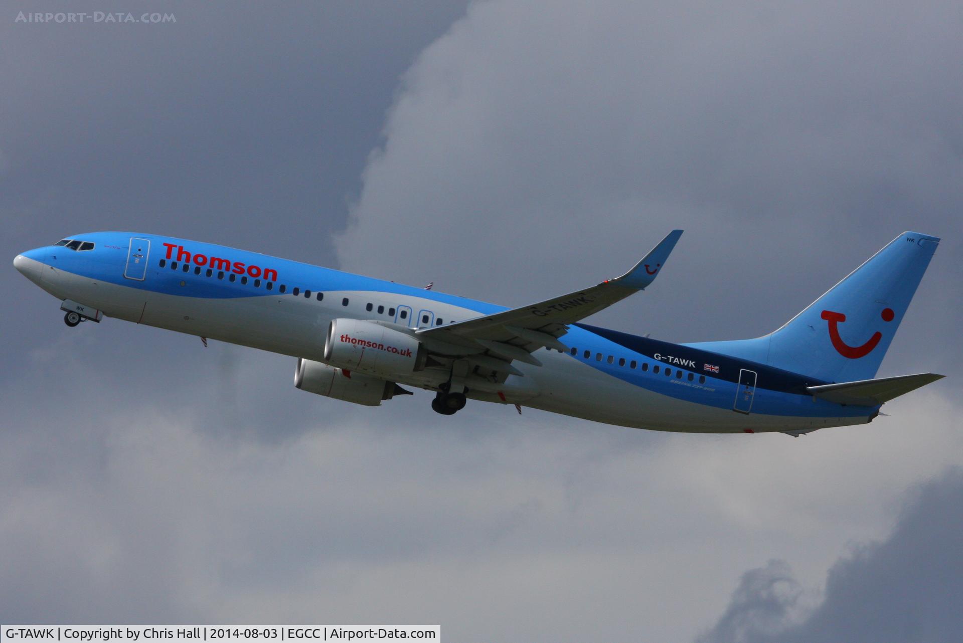 G-TAWK, 2012 Boeing 737-8K5 C/N 37239, Thomson