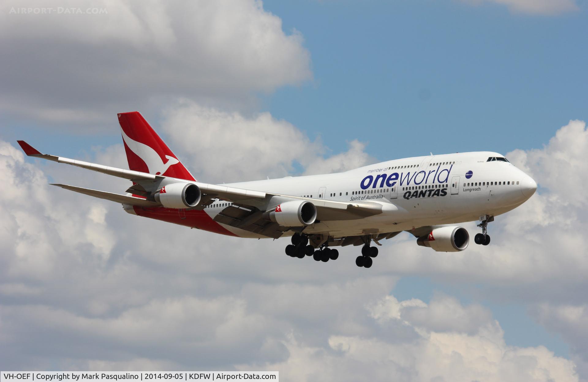 VH-OEF, 2002 Boeing 747-438/ER C/N 32910, Boeing 747-400ER