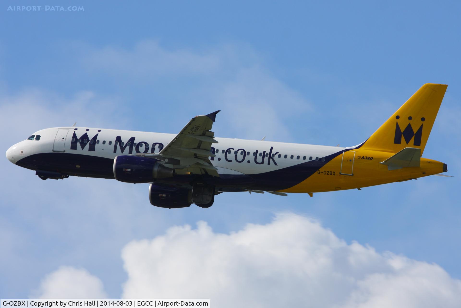 G-OZBX, 2001 Airbus A320-214 C/N 1637, Monarch