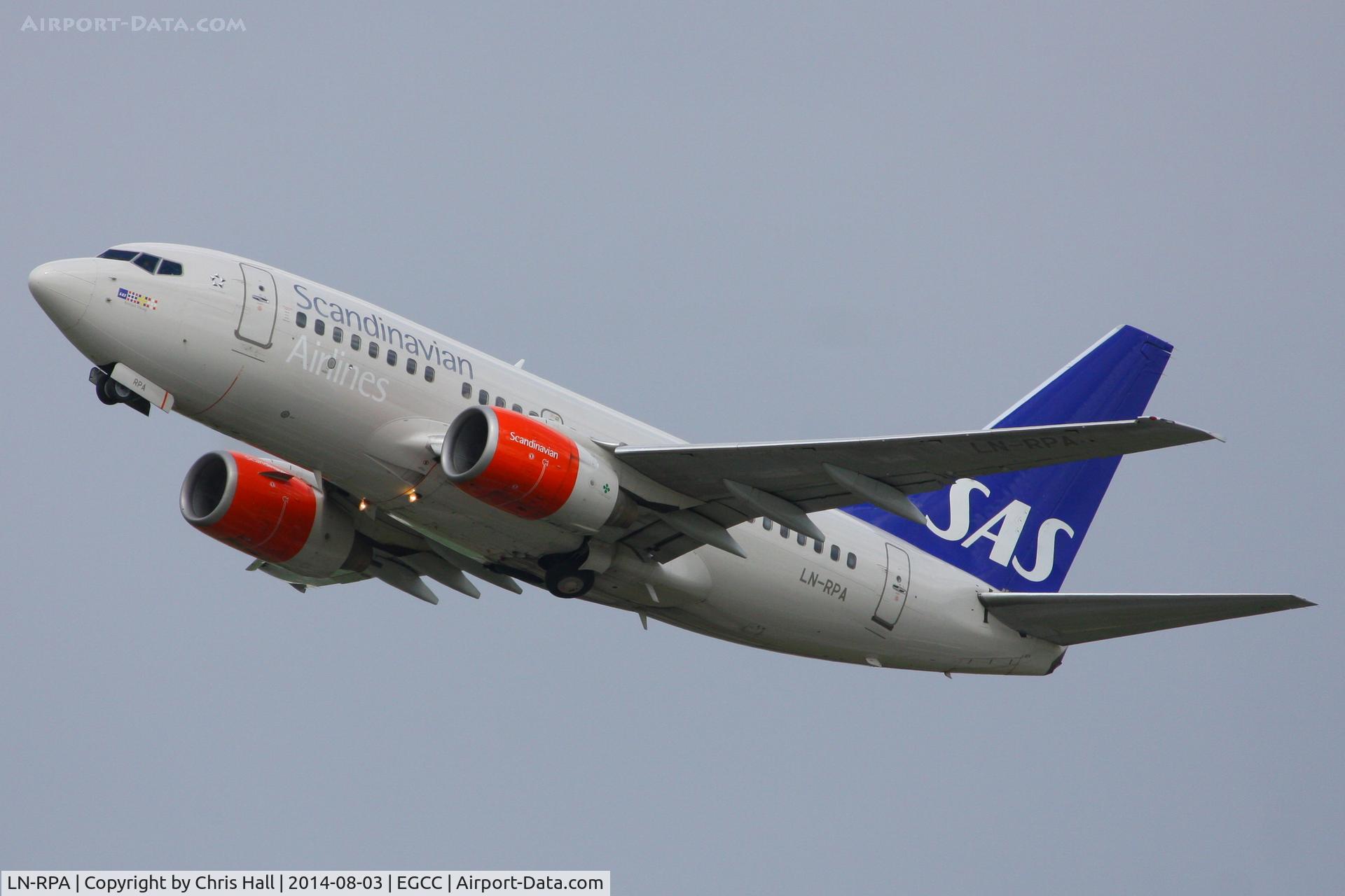 LN-RPA, 1998 Boeing 737-683 C/N 28290, Scandinavian Airlines