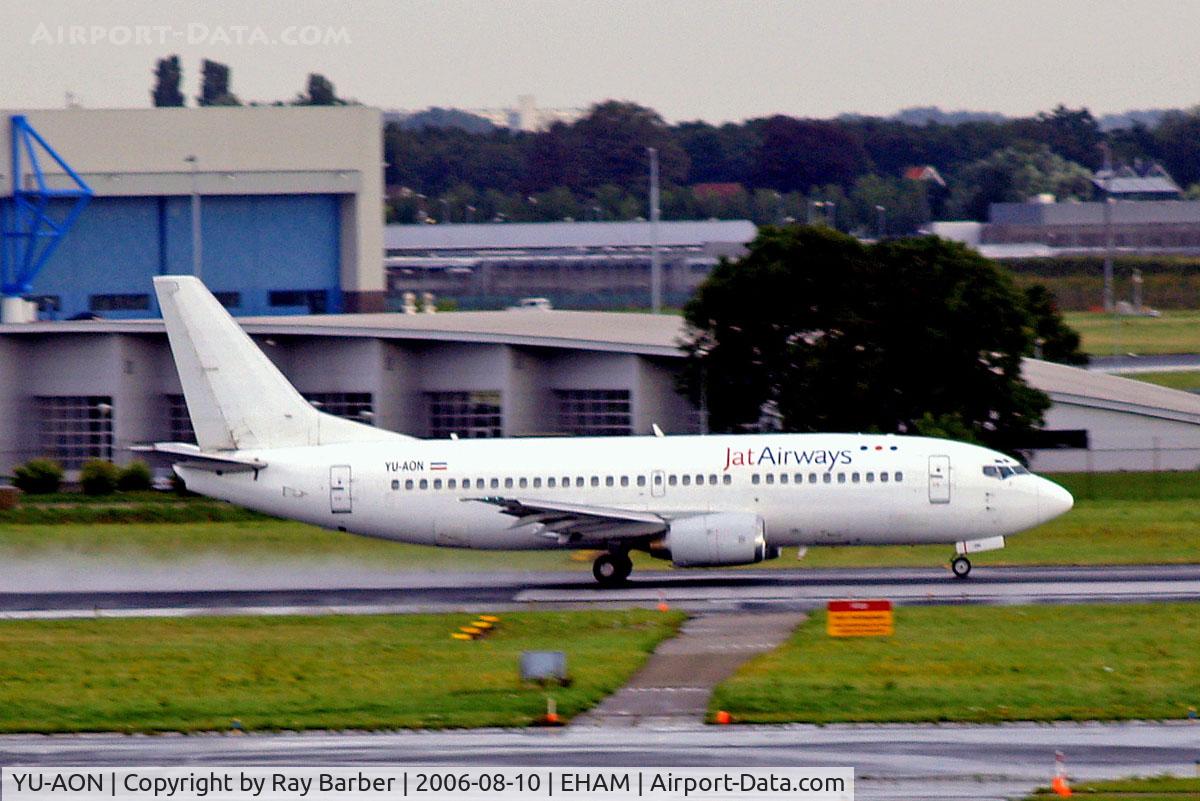 YU-AON, 1987 Boeing 737-3Q4 C/N 24208/1490, Boeing 737-3Q4 [24208] (JAT Airways) Amsterdam-Schiphol~PH 10/08/2006