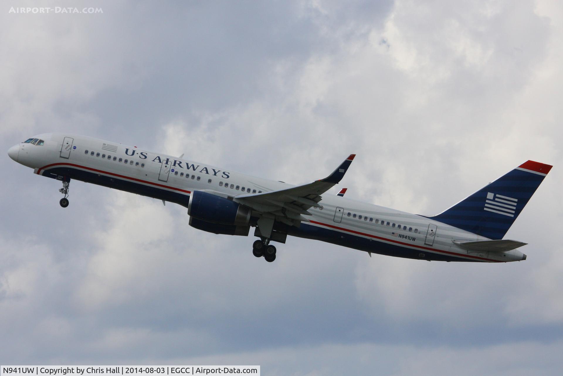 N941UW, 1995 Boeing 757-2B7 C/N 27806, US Airways