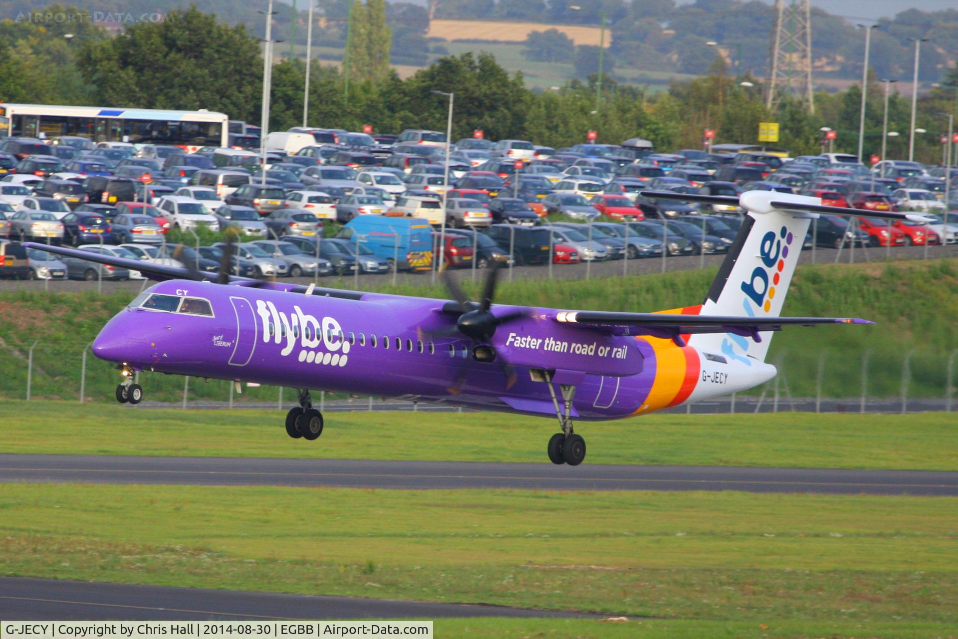 G-JECY, 2007 De Havilland Canada DHC-8-402Q Dash 8 C/N 4157, flybe
