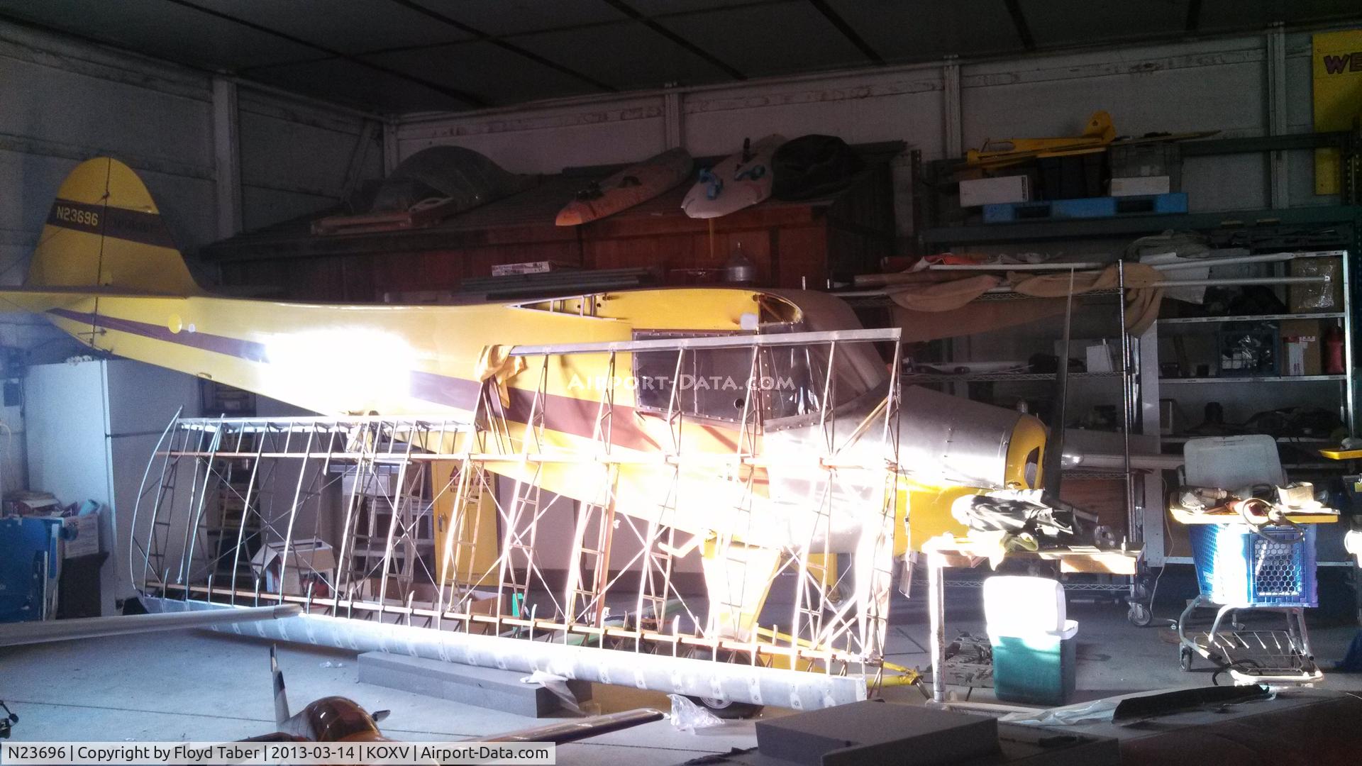 N23696, 1939 Taylorcraft BL-65 (L-2F) C/N 1430, In the Shawver collection
