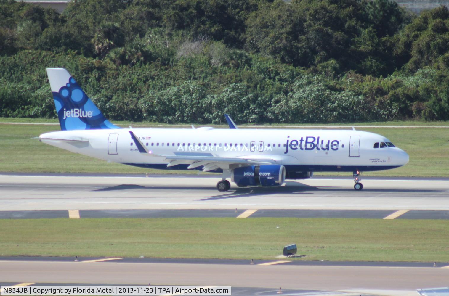 N834JB, 2013 Airbus A320-232 C/N 5782, Jet Blue A320