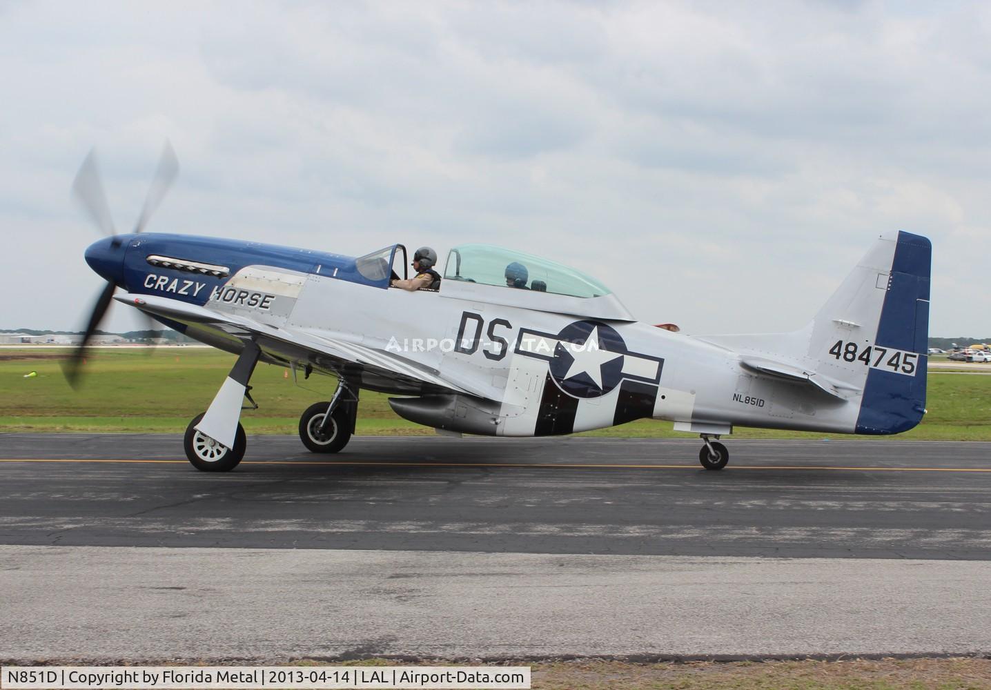 N851D, 1944 North American P-51D Mustang C/N 44-84745, Crazy Horse P-51D
