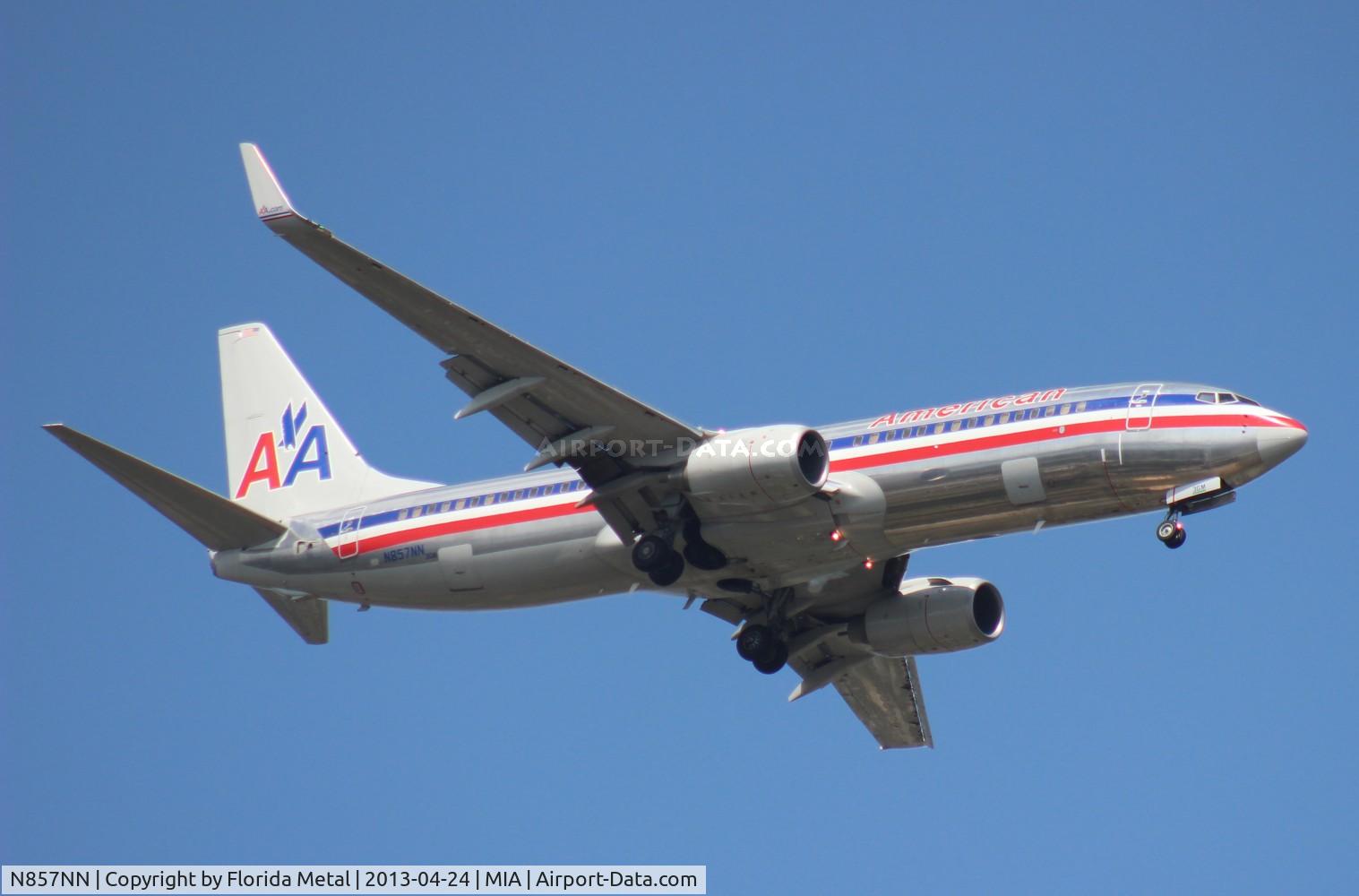 N857NN, 2010 Boeing 737-823 C/N 30907, American 737-800
