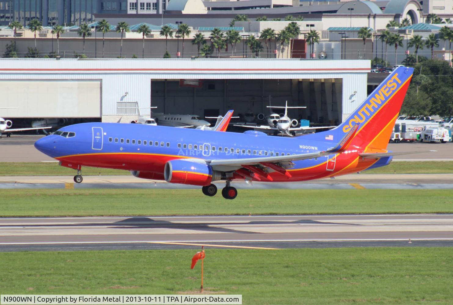 N900WN, 2007 Boeing 737-7H4 C/N 32544, Southwest 737-700