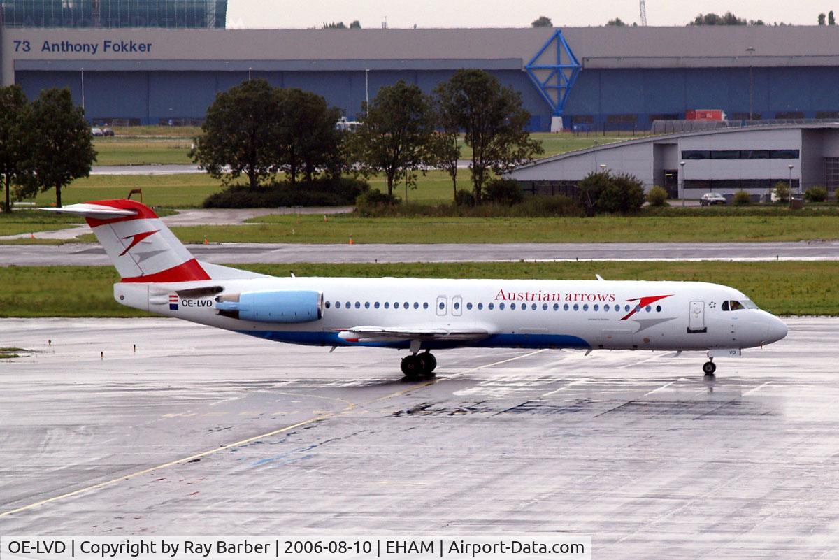 OE-LVD, 1994 Fokker 100 (F-28-0100) C/N 11515, OE-LVD   Fokker F-100 [11515] (Austrian Arrows) Amsterdam-Schiphol~PH 10/08/2006