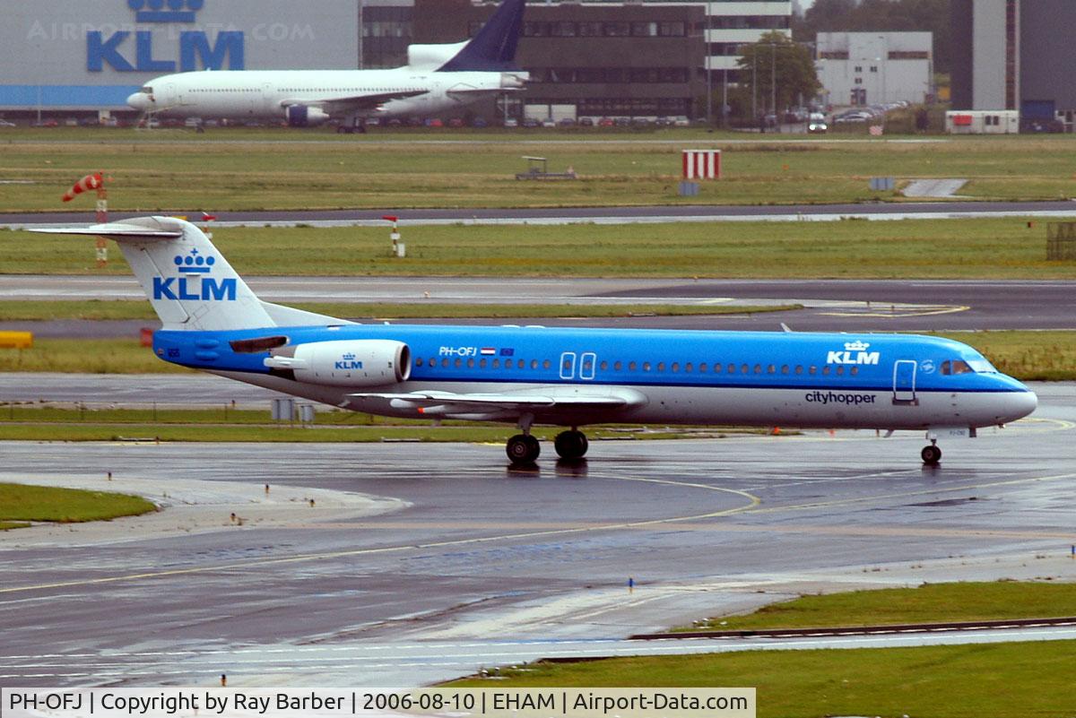 PH-OFJ, 1988 Fokker 100 (F-28-0100) C/N 11248, Fokker F-100 [11248] (KLM cityhopper) Amsterdam-Schiphol~PH 10/08/2006
