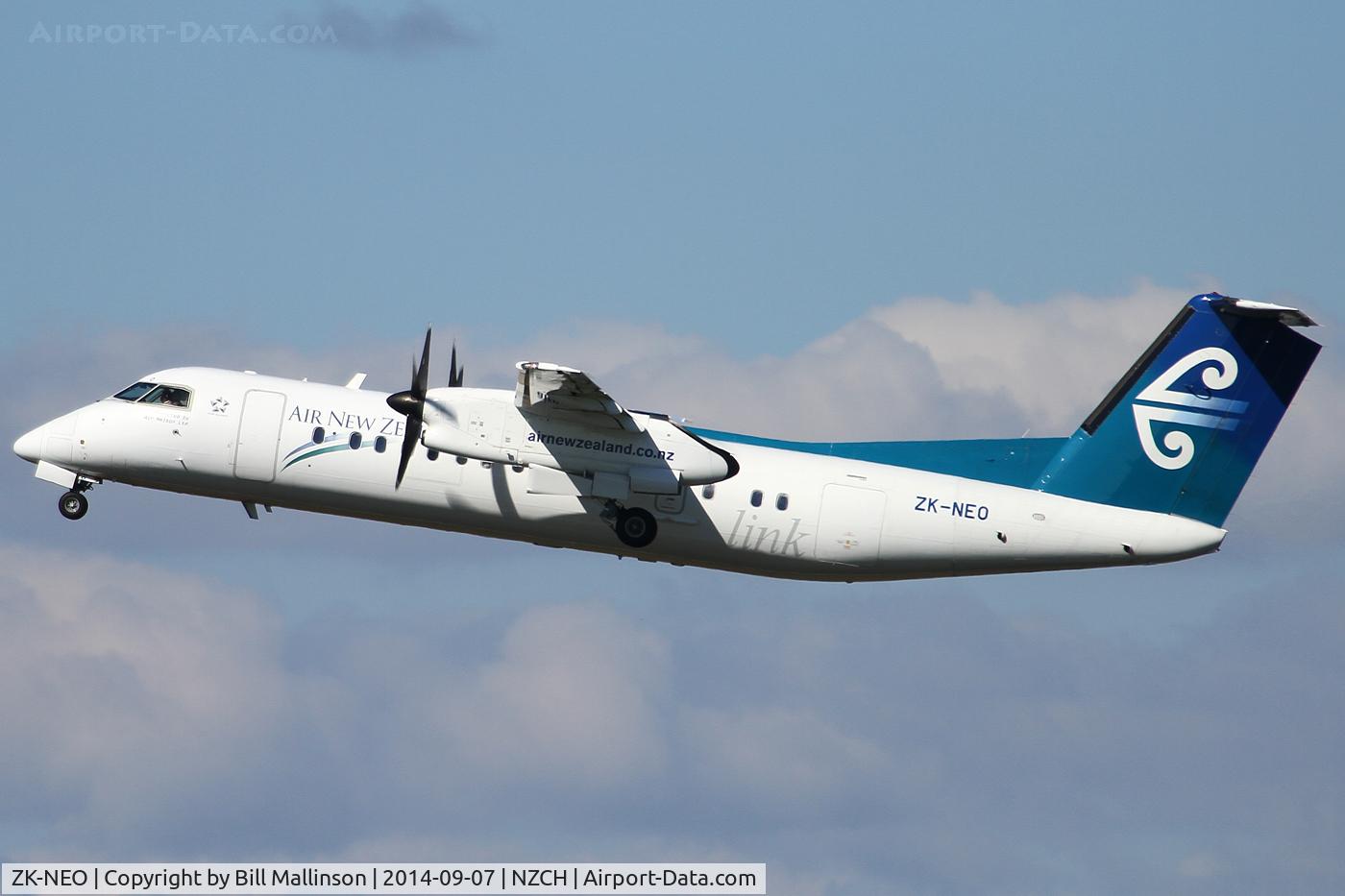 ZK-NEO, 2006 De Havilland Canada DHC-8-311 Dash 8 C/N 633, away from 02