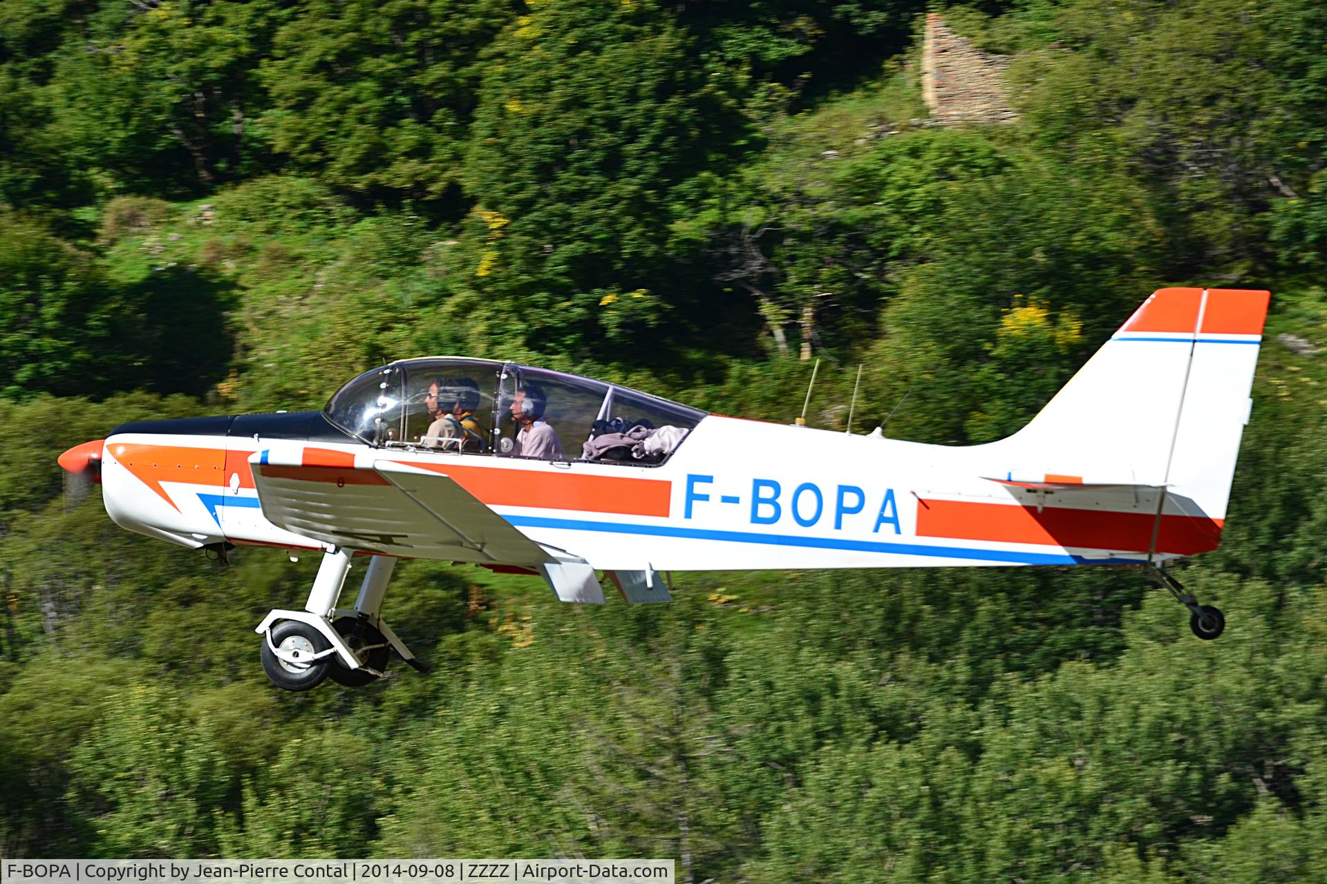 F-BOPA, SAN Jodel D-140R Abeille C/N 522, Location: Valloire, Savoy, France