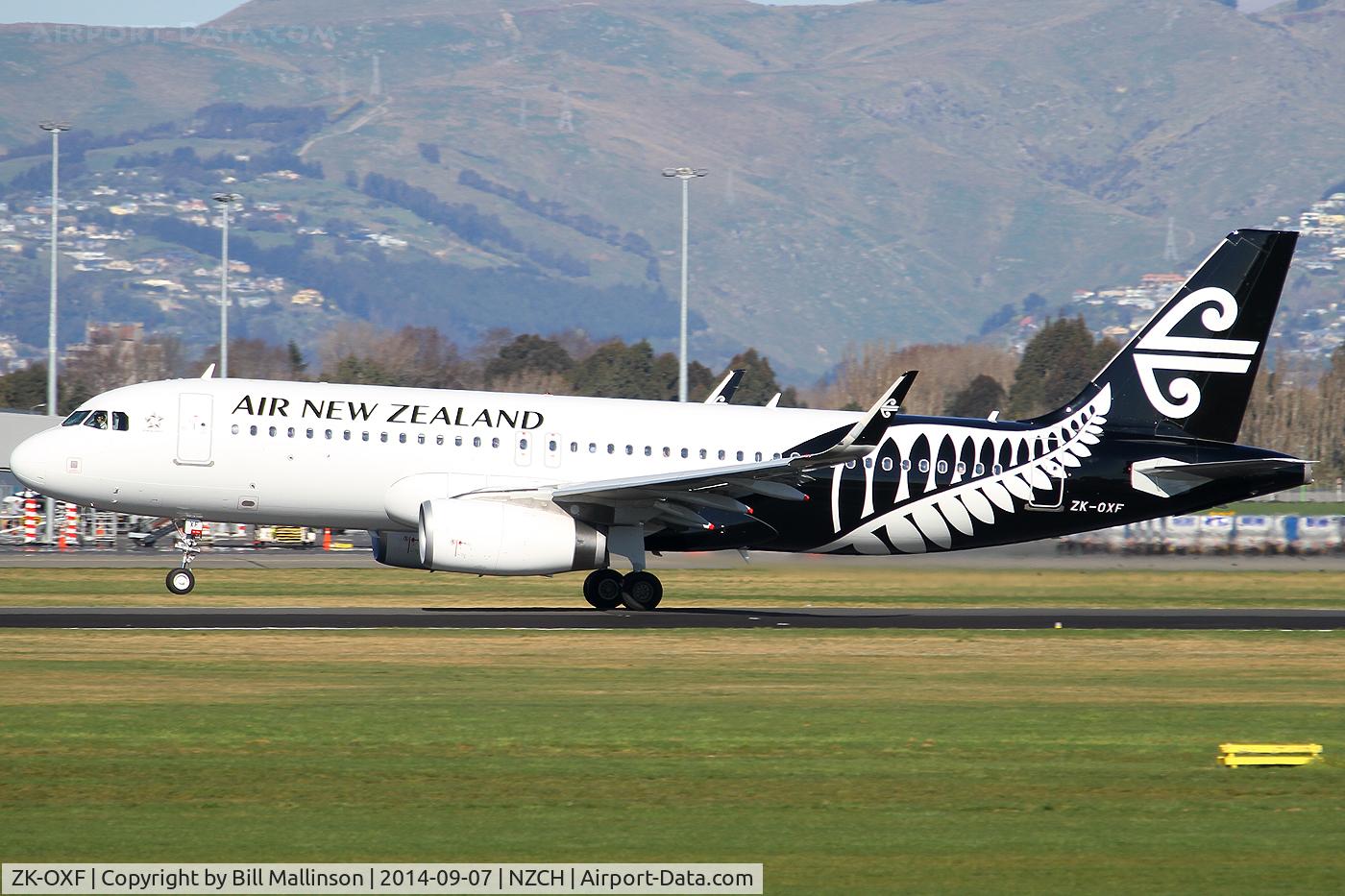 ZK-OXF, 2014 Airbus A320-232 C/N 6182, rotating from 02