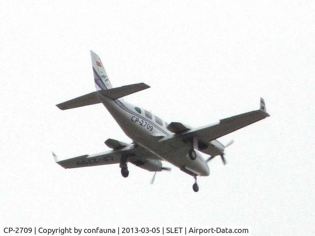 CP-2709, 1978 Piper PA-31-350 Navajo Chieftain C/N 31-7852032, Arriving to El Trompillo