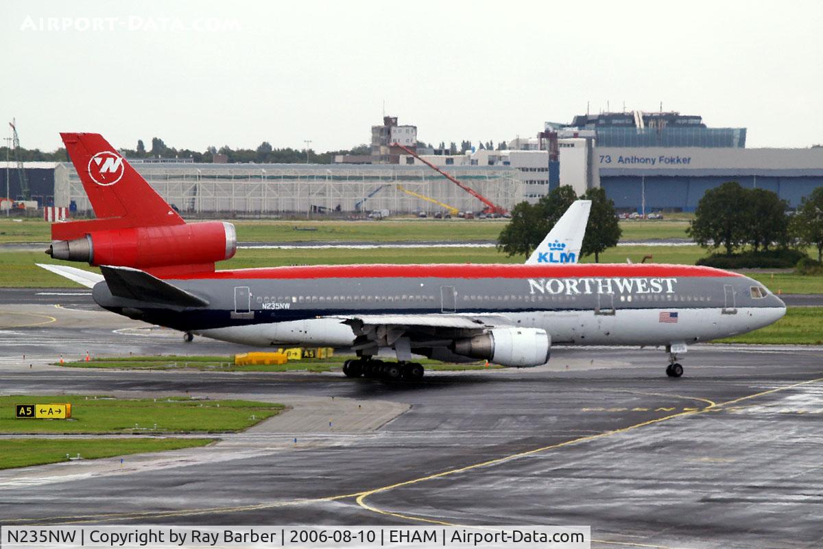 N235NW, 1975 McDonnell Douglas DC-10-30 C/N 46915, McDonnell Douglas DC-10-30 [46915] (Northwest Airlines) Amsterdam-Schiphol~PH 10/08/2006