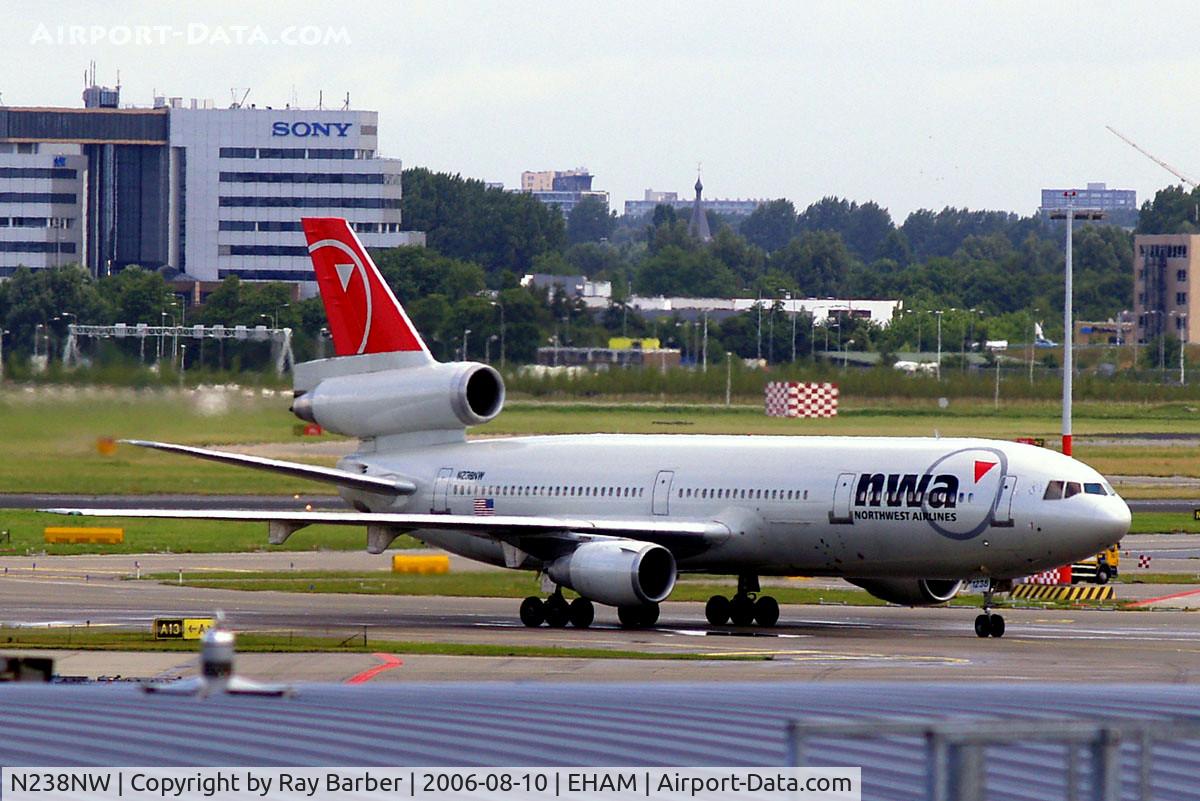 N238NW, 1987 McDonnell Douglas DC-10-30 C/N 48267, McDonnell Douglas DC-10-30 [48267] (Northwest Airlines) Amsterdam-Schiphol~PH 10/08/2006