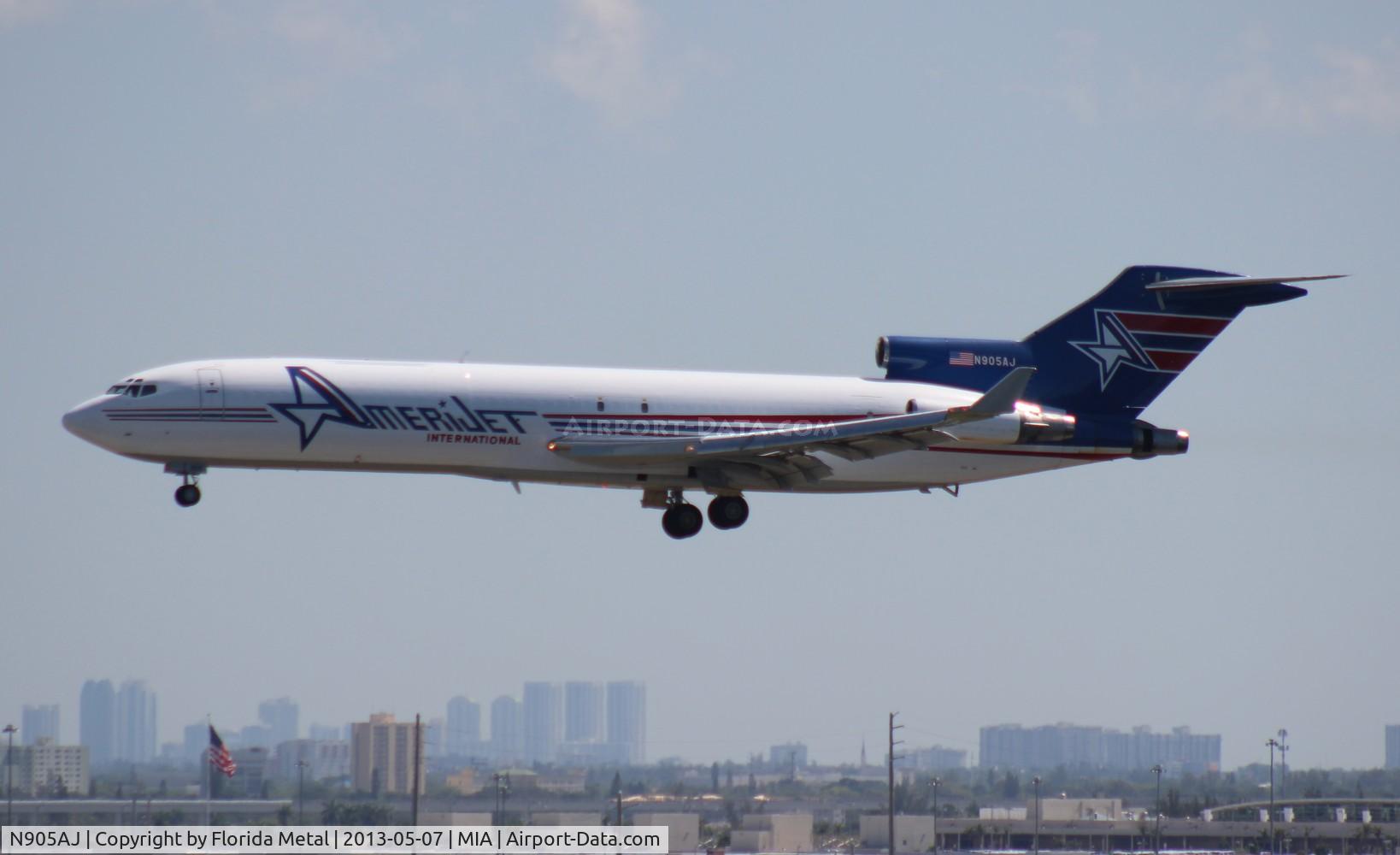 N905AJ, 1980 Boeing 727-231 C/N 21989, Amerijet 727-200