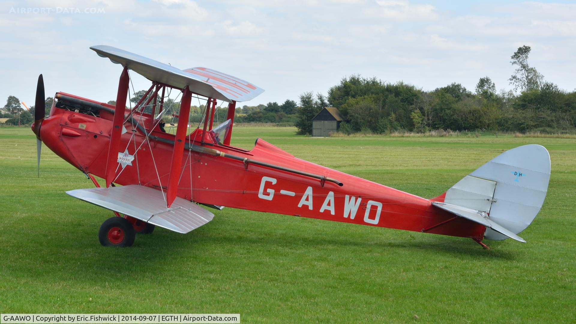 G-AAWO, 1930 De Havilland DH60G Gipsy Moth C/N 1235, 1. G-AAWO at Shuttleworth Pagent Airshow, Sep. 2014.