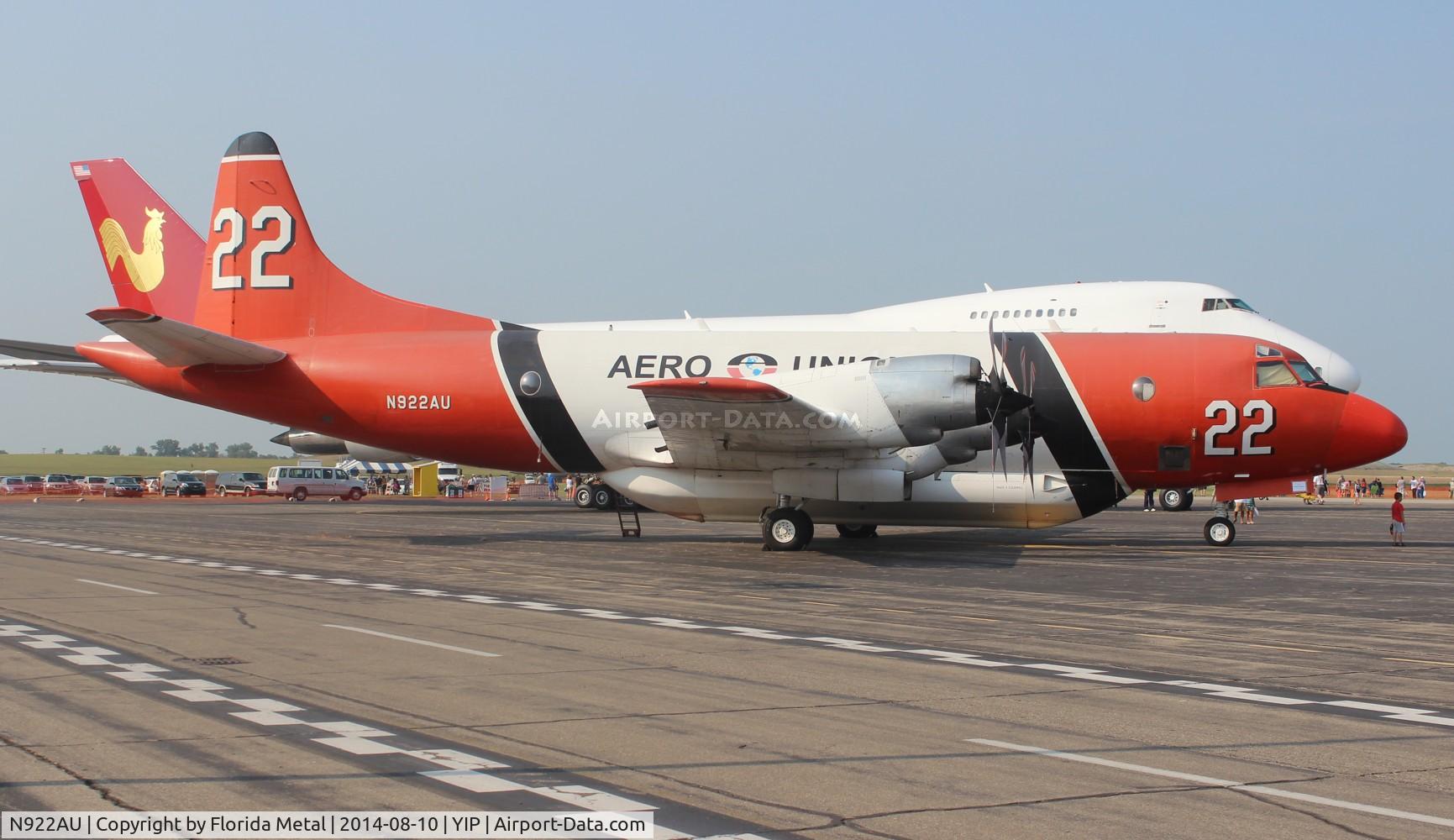 N922AU, Lockheed P-3A Orion C/N 185-5100 (151387), Aero Union Fire Fighting P-3 (Electra)