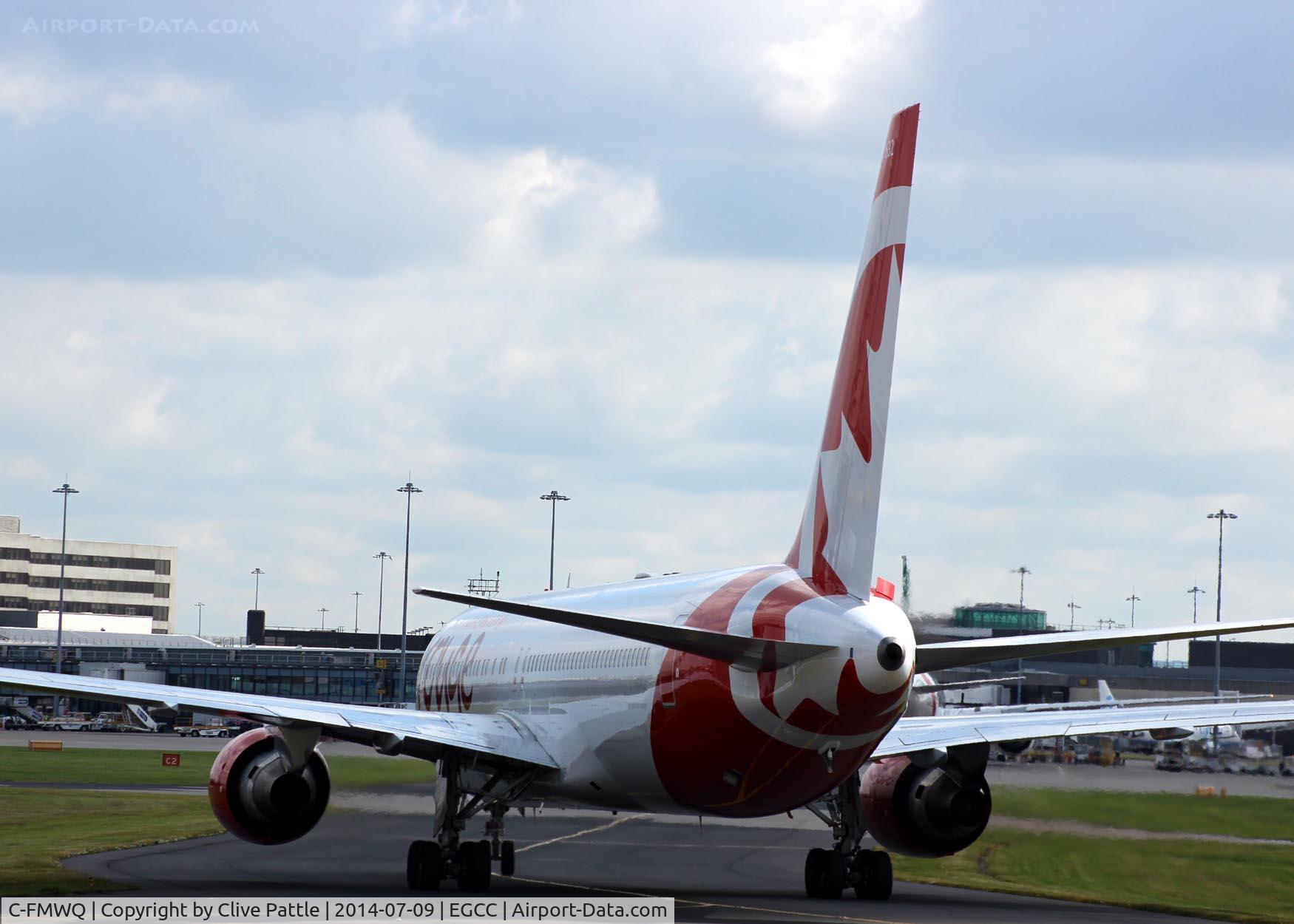 C-FMWQ, 1995 Boeing 767-333/ER C/N 25584, Tail view