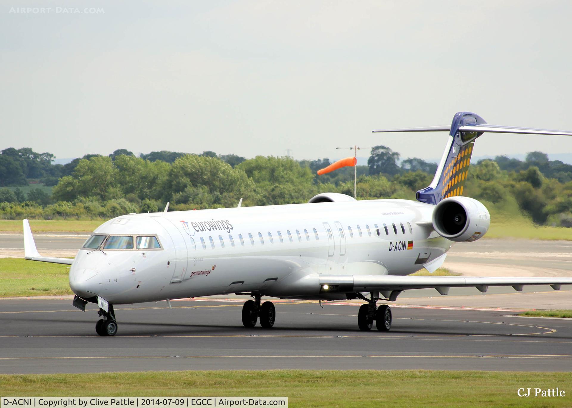 D-ACNI, 2009 Bombardier CRJ-900 NG (CL-600-2D24) C/N 15248, Arrival