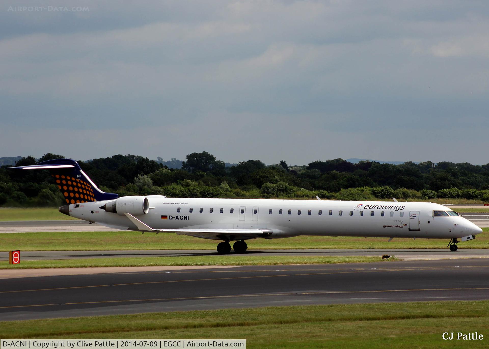 D-ACNI, 2009 Bombardier CRJ-900 NG (CL-600-2D24) C/N 15248, Arrival