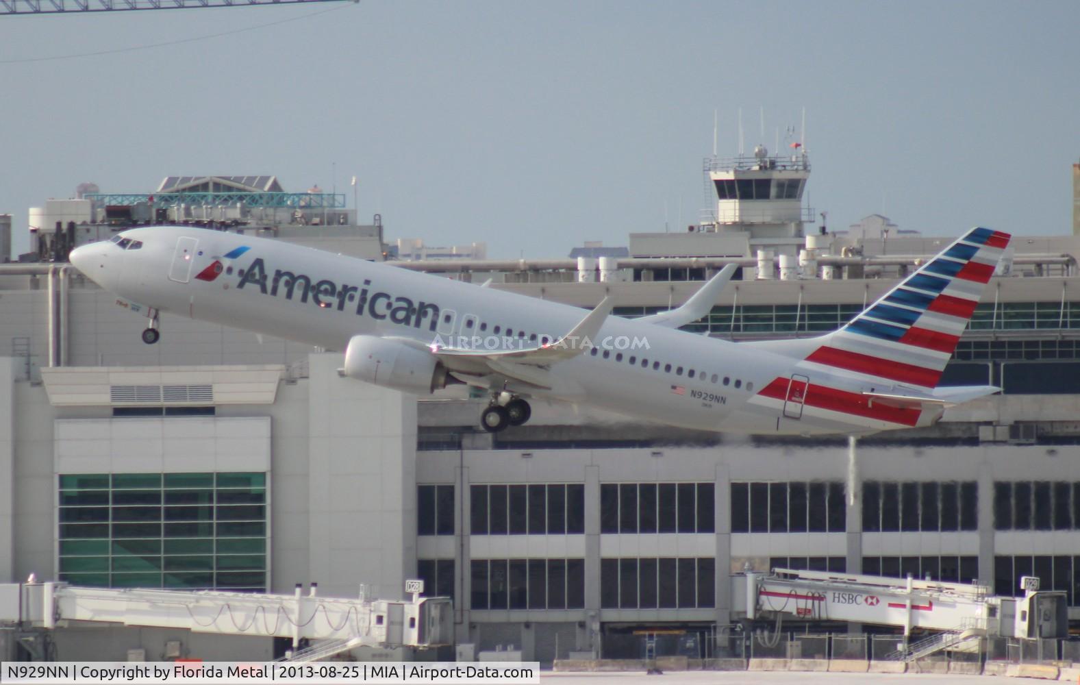 N929NN, 2012 Boeing 737-823 C/N 33322, American 737-800