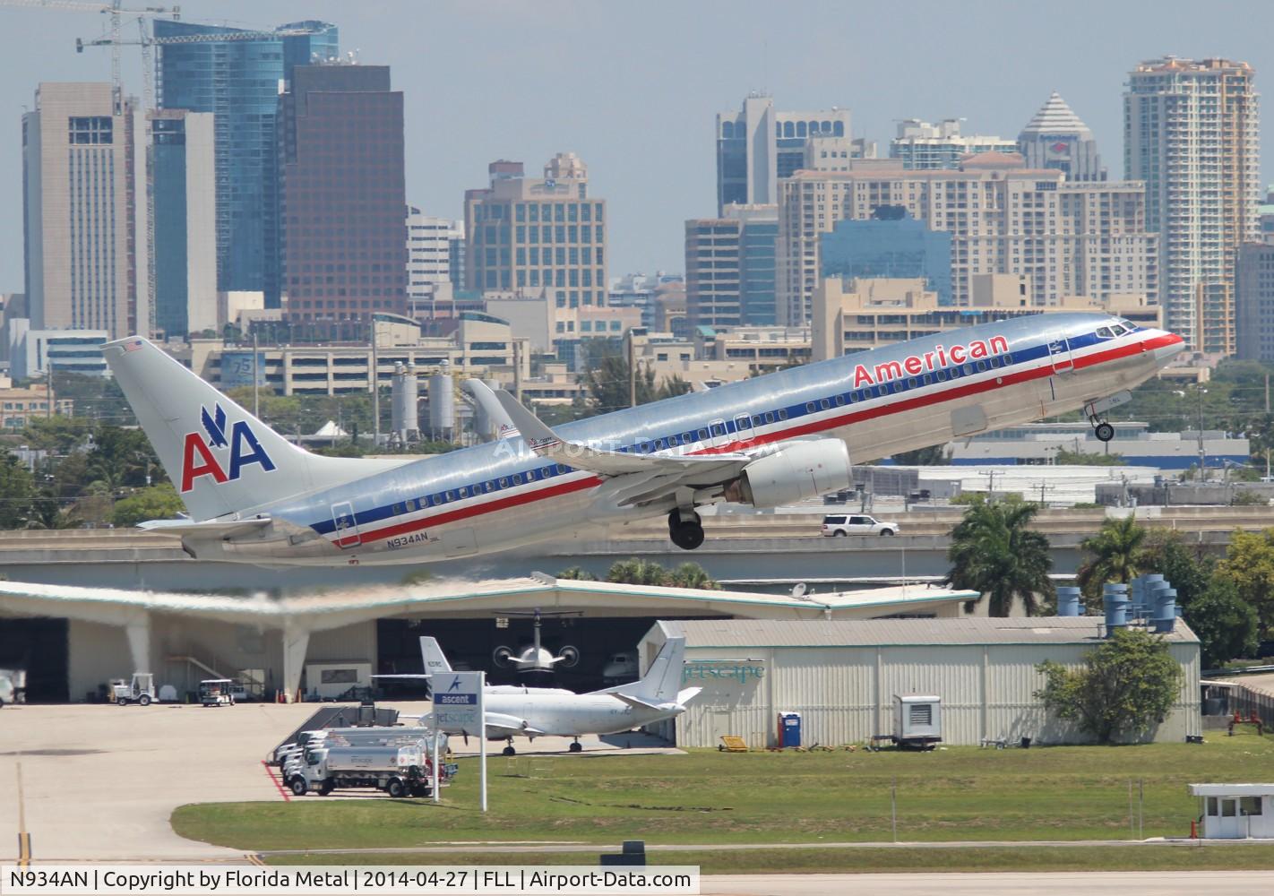 N934AN, 2000 Boeing 737-823 C/N 29531, American 737-800
