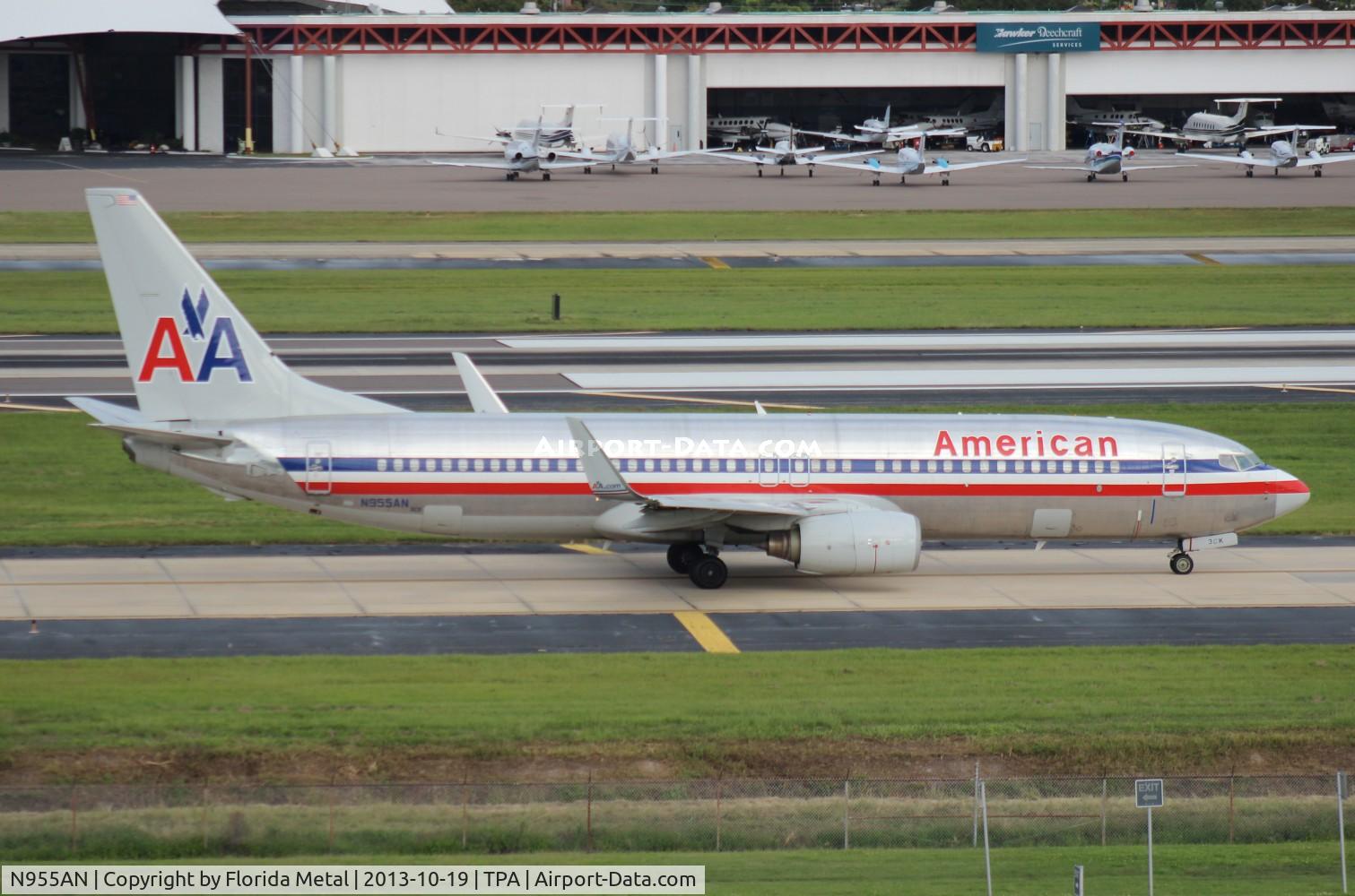 N955AN, 2001 Boeing 737-823 C/N 29540, American 737-800