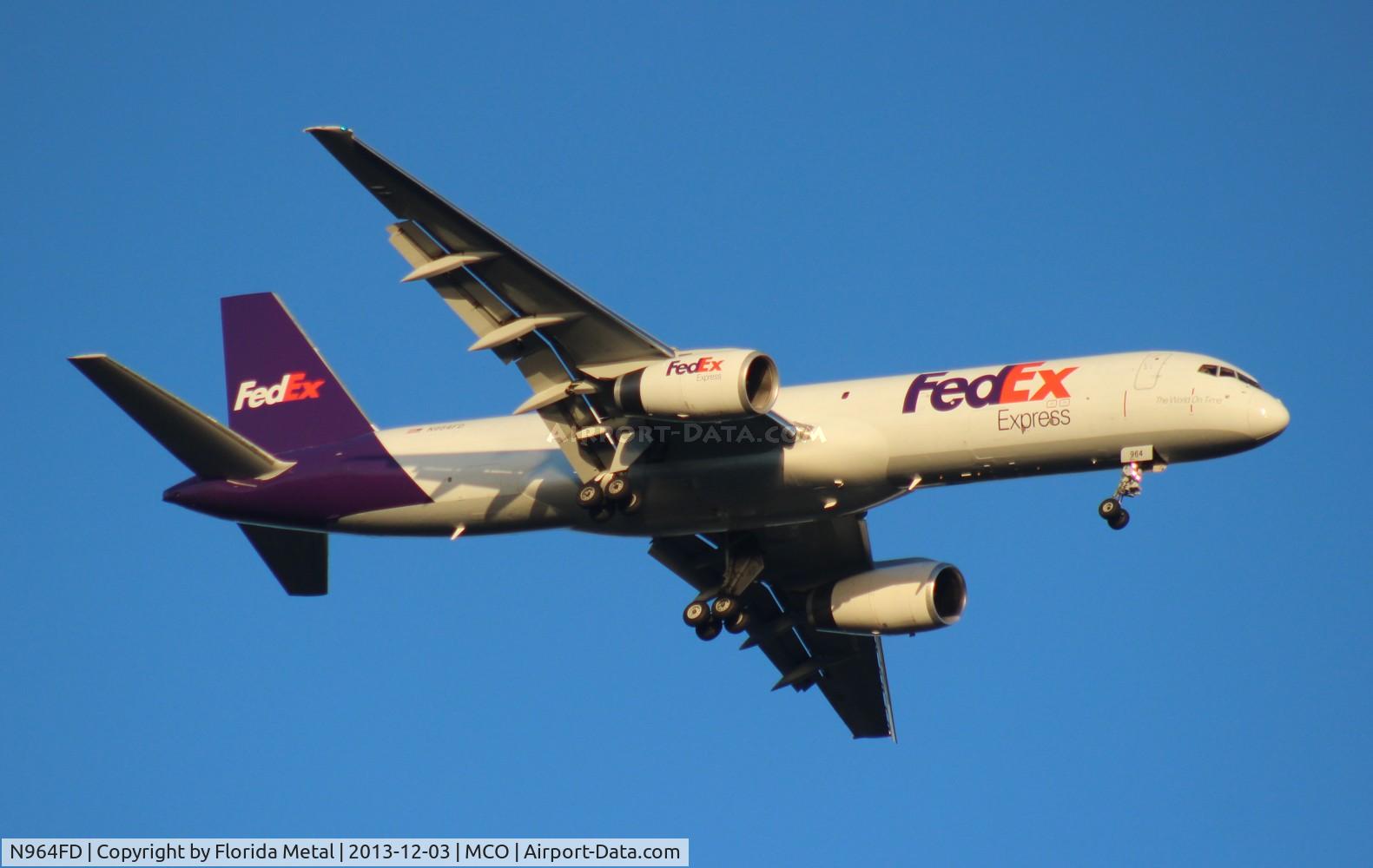 N964FD, 1990 Boeing 757-258 C/N 24884, Fed Ex 757-200