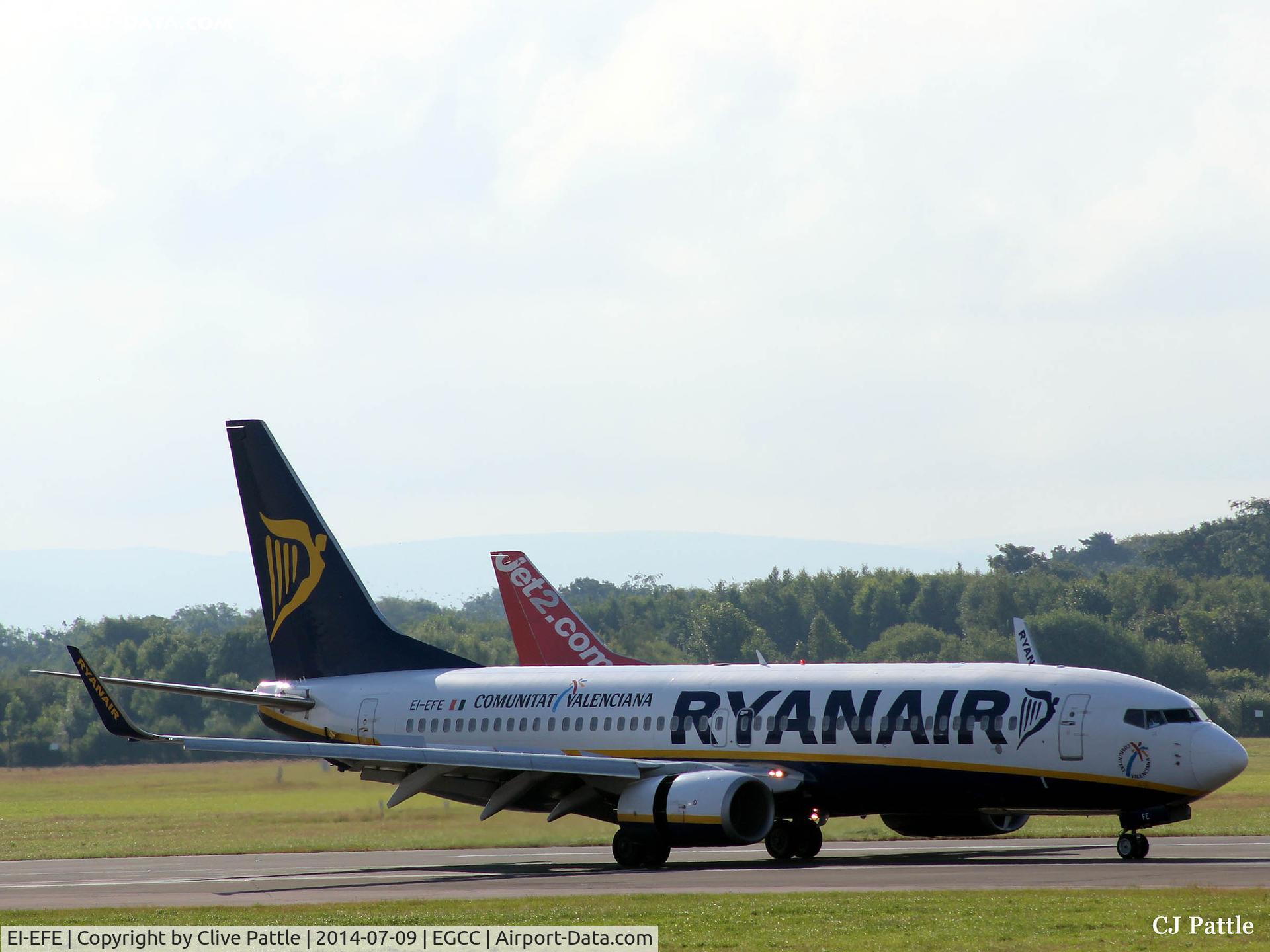 EI-EFE, 2009 Boeing 737-8AS C/N 37533, EGCC arrival