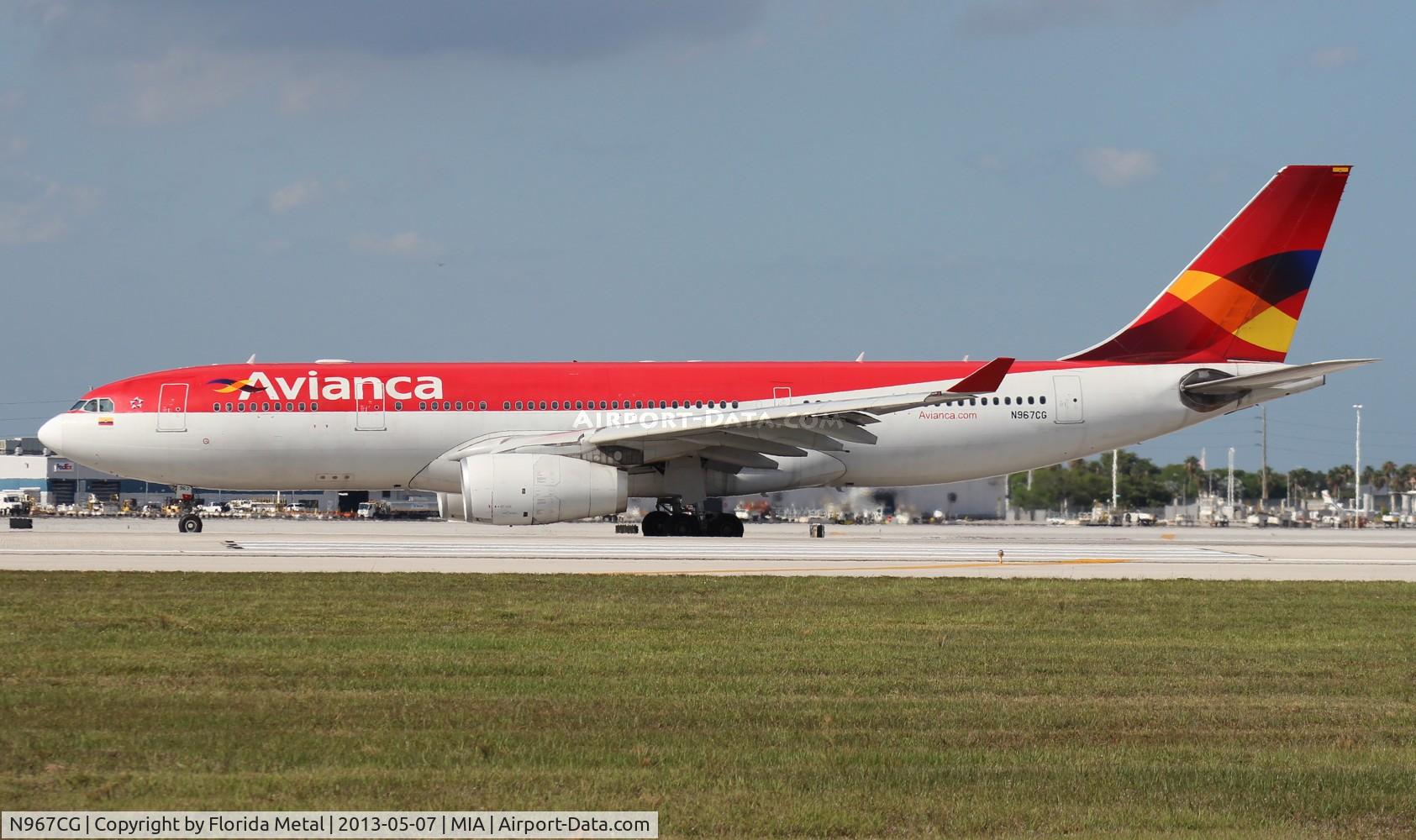 N967CG, 2008 Airbus A330-243 C/N 0967, Avianca A330-200