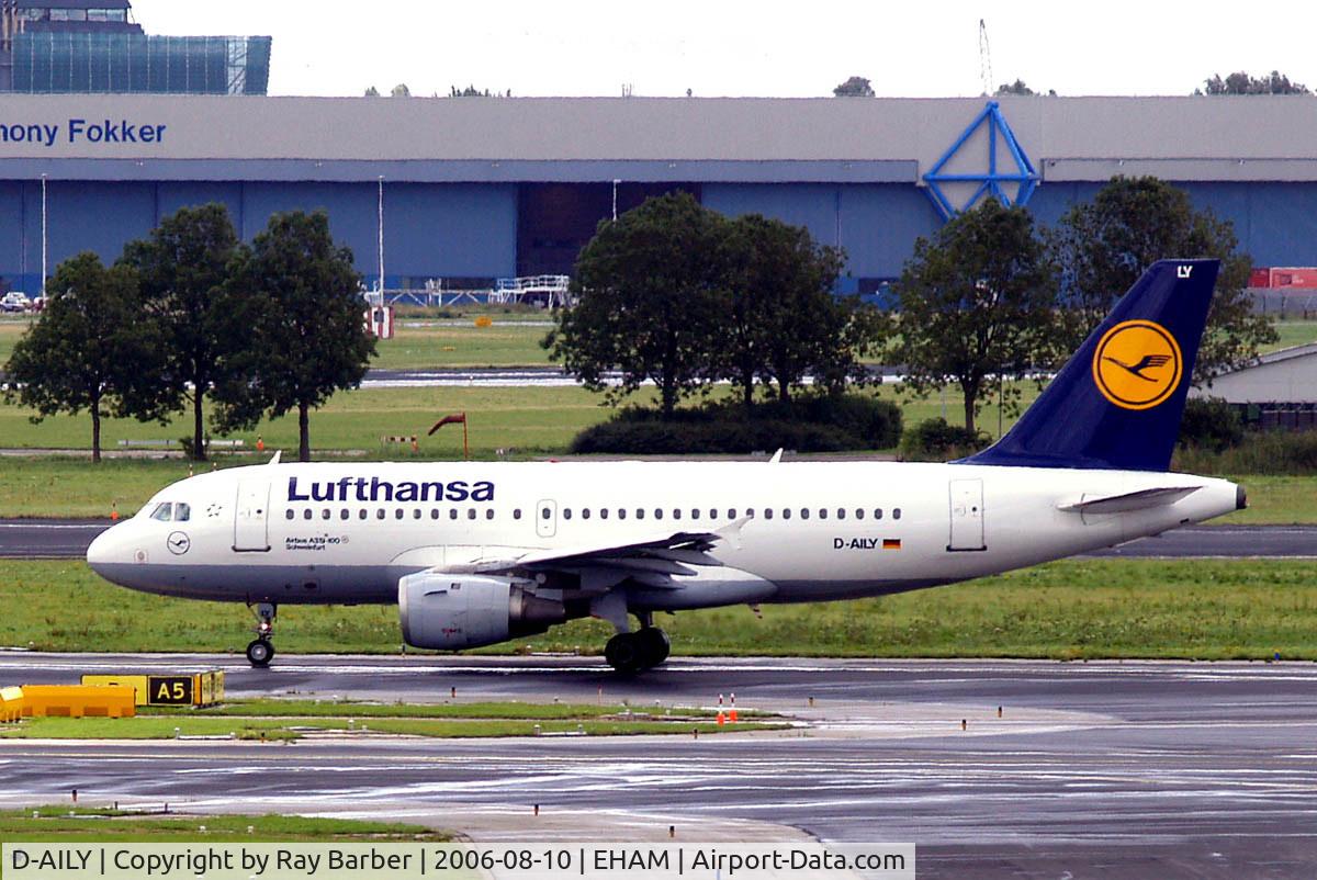 D-AILY, 1998 Airbus A319-114 C/N 875, Airbus A319-114 [0875] (Lufthansa) Amsterdam-Schiphol~PH 10/08/2006