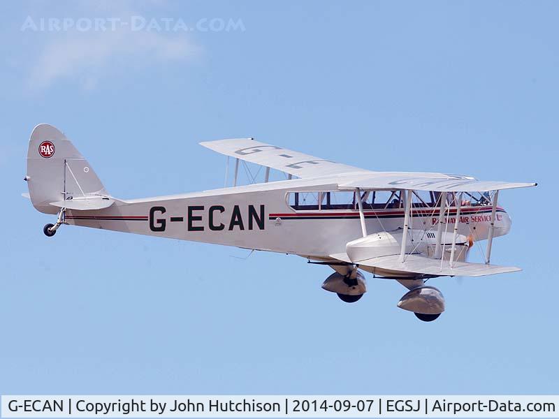 G-ECAN, 1943 De Havilland Australia DH-84 Dragon 3 C/N DHA2048, Seething Charity Air Day 2014