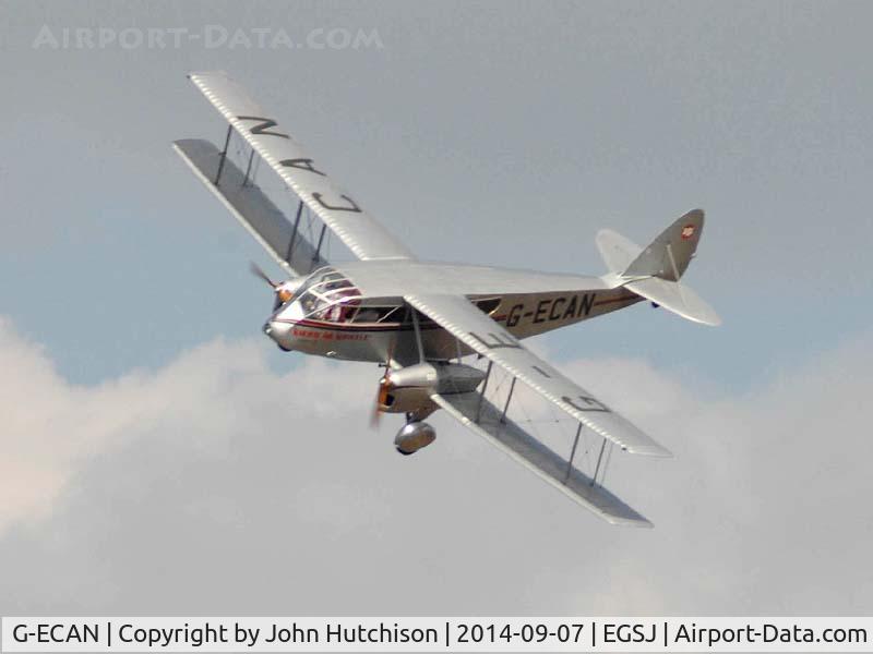 G-ECAN, 1943 De Havilland Australia DH-84 Dragon 3 C/N DHA2048, Seething Charity Air Day 2014