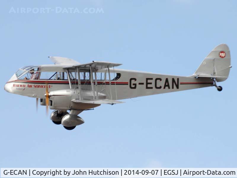G-ECAN, 1943 De Havilland Australia DH-84 Dragon 3 C/N DHA2048, Seething Charity Air Day 2014