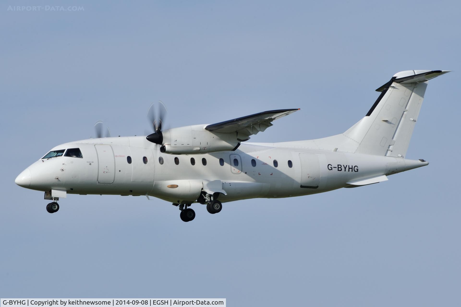 G-BYHG, 1998 Dornier 328-100 C/N 3098, Landing in nice light !