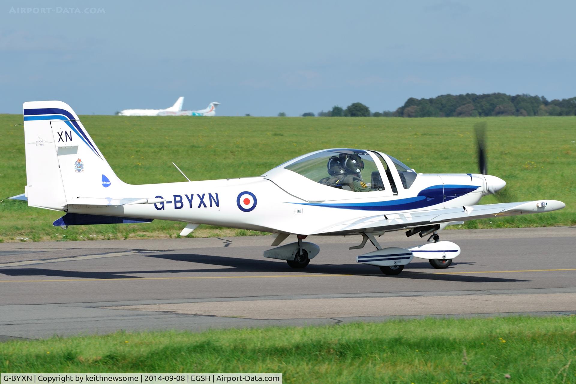 G-BYXN, 2001 Grob G-115E Tutor T1 C/N 82174/E, Nice Visitor !