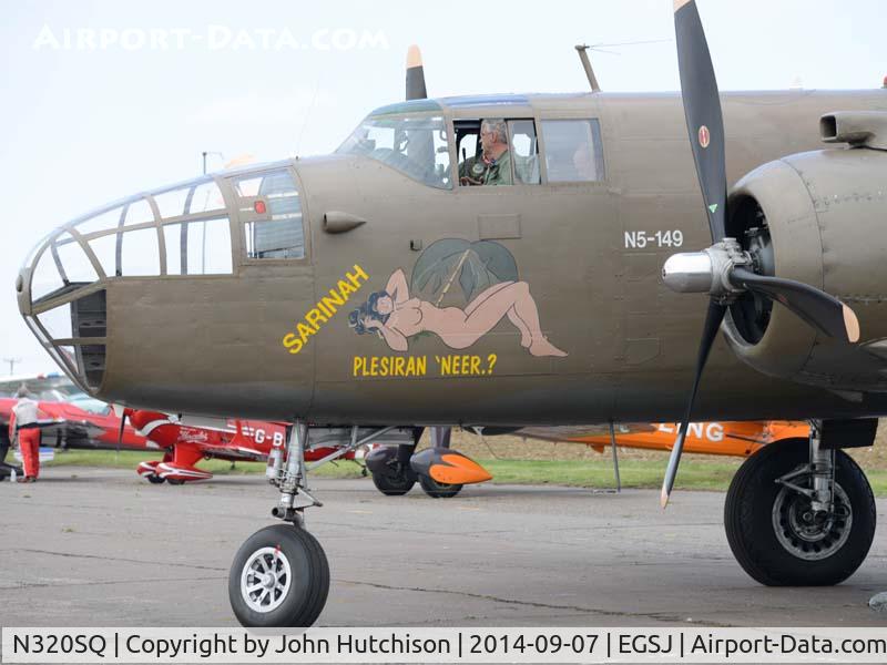 N320SQ, 1944 North American B-25N Mitchell C/N 108-32782, Seething Charity Air Day 2014