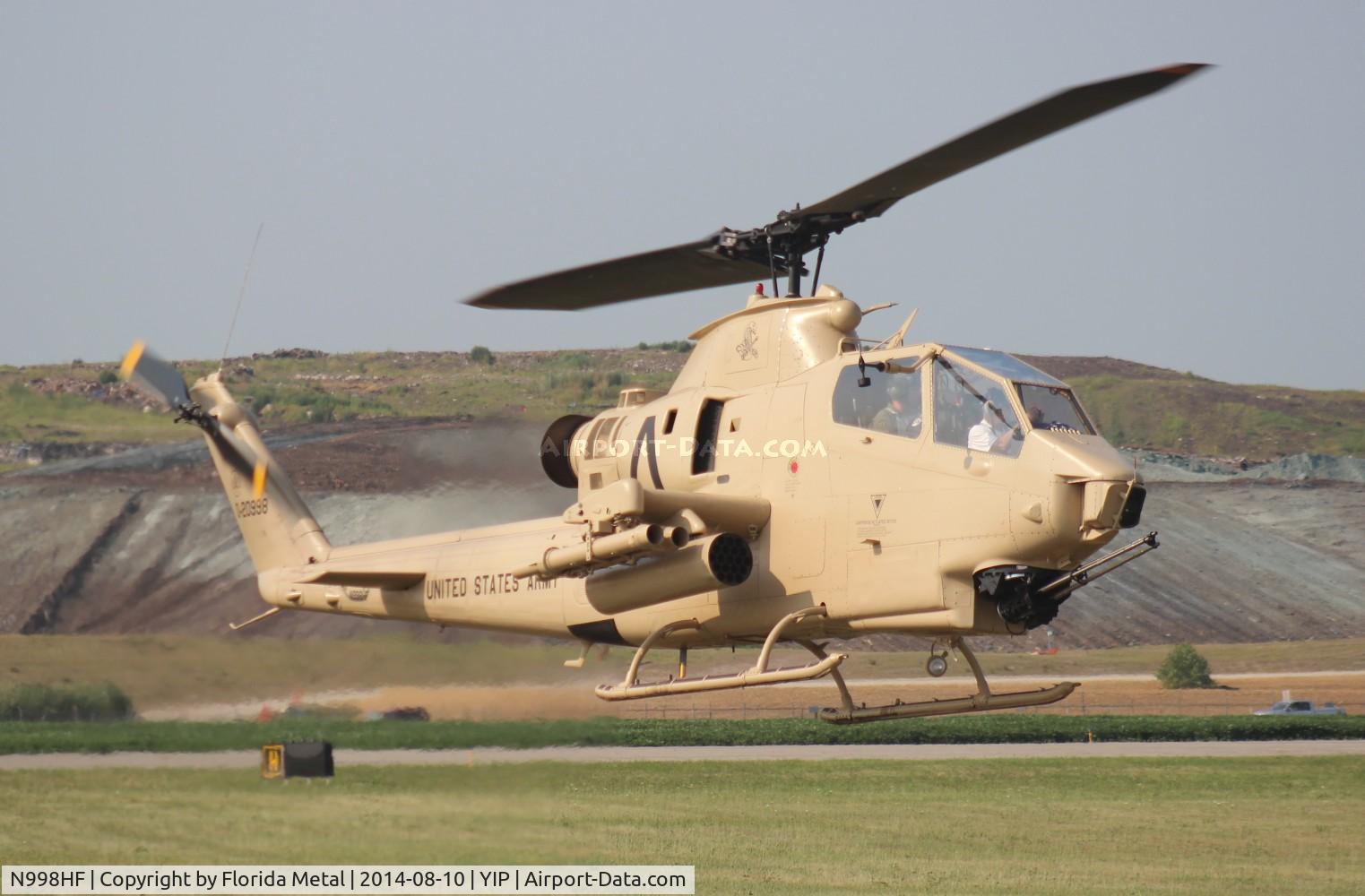 N998HF, 1971 Bell AH-1F Cobra C/N 71-20998, Bell AH-1F at Thunder Over Michigan