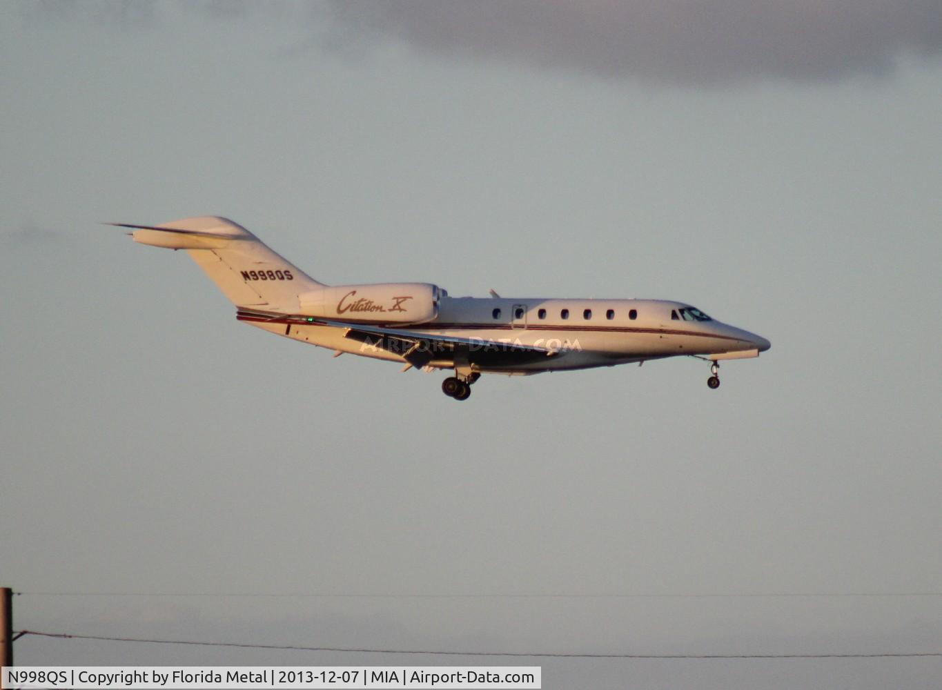 N998QS, 2002 Cessna 750 Citation X Citation X C/N 750-0198, Net Jets C750
