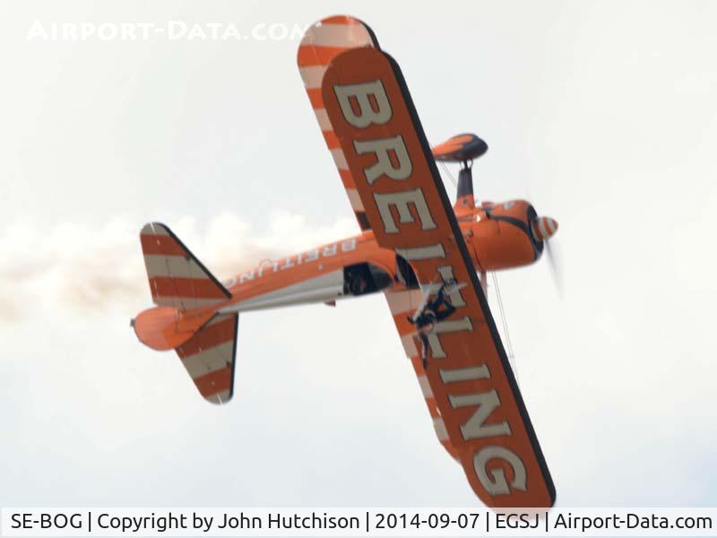 SE-BOG, 1942 Boeing N2S-3 Kaydet (B75N1) C/N 75-7128, Seething Charity Air Day 2014