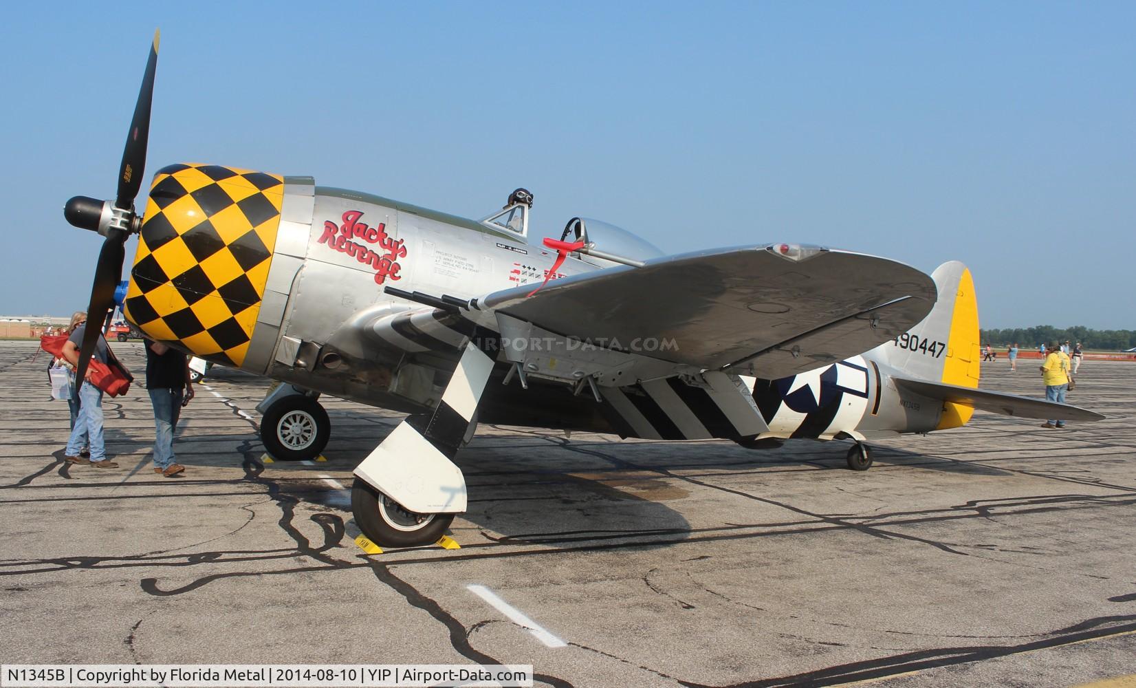 N1345B, 1945 Republic P-47D Thunderbolt C/N 399-55592, Jacky's Revenge P-47D