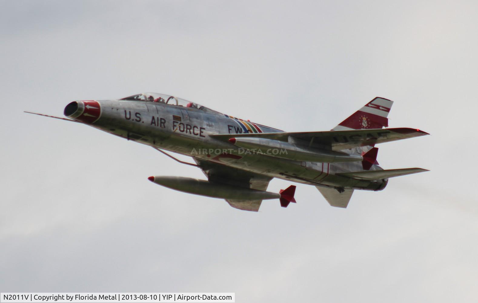 N2011V, 1958 North American F-100F Super Sabre C/N 243-224, F-100F Super Sabre