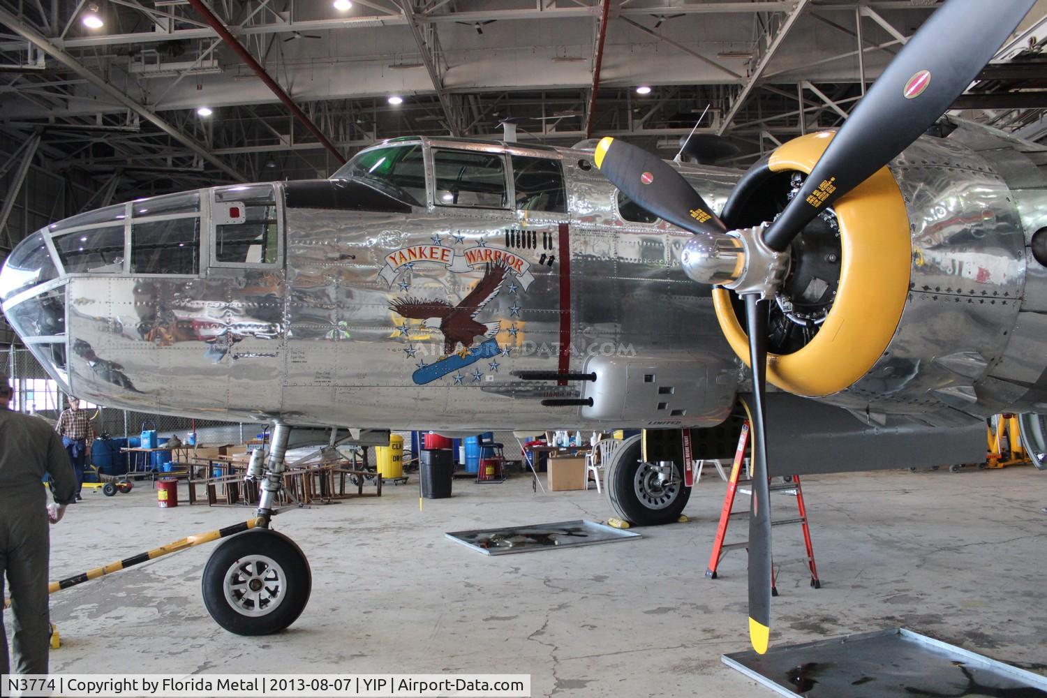 N3774, 1943 North American B-25D Mitchell C/N 100-23960, Yankee Warrior B-25C