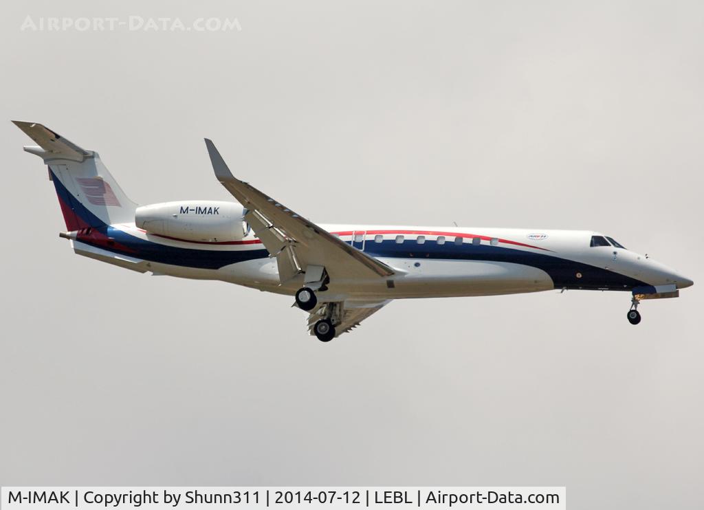 M-IMAK, 2011 Embraer EMB-135BJ Legacy 600 C/N 14501140, Landing rwy 07R