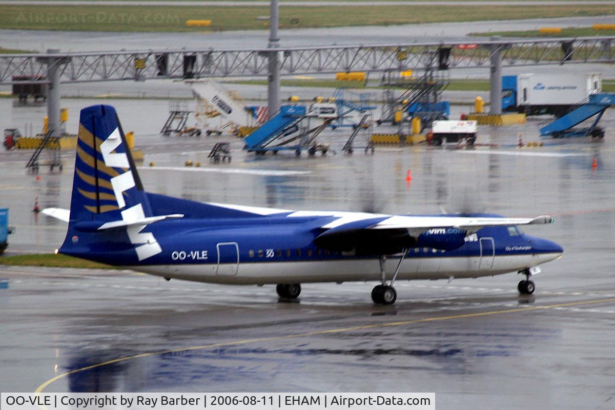OO-VLE, 1988 Fokker 50 C/N 20132, Fokker F-50 [20132] (VLM Airlines) Amsterdam-Schiphol~PH 11/08/2006