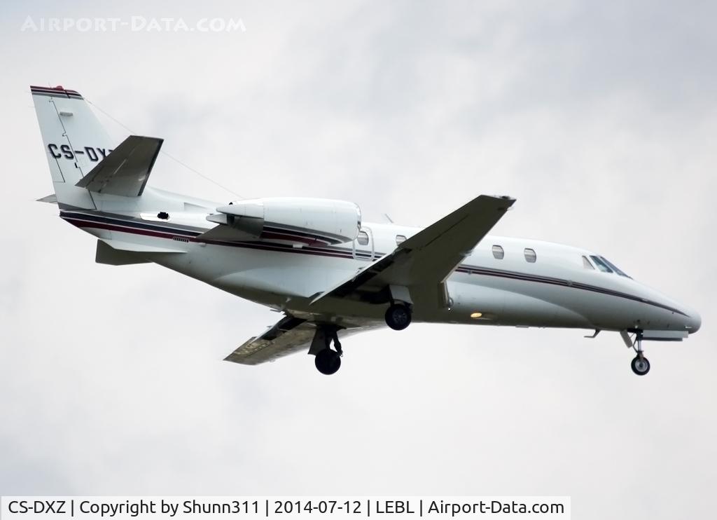 CS-DXZ, 2008 Cessna 560 XLS Citation Excel C/N 560-5796, Landing rwy 07L