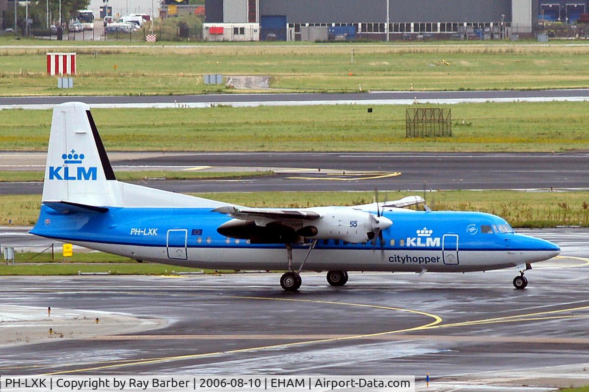 PH-LXK, 1993 Fokker 50 C/N 20271, Fokker F-50 [20271] (KLM cityhopper) Amsterdam-Schiphol~PH 10/08/2006